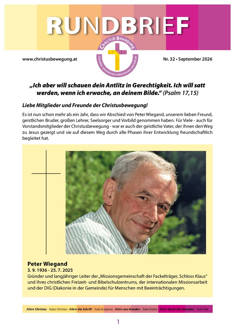 Cover Rundbrief 32